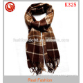 Hot Selling Warm Thick Knitting Pattern Mens Scarf